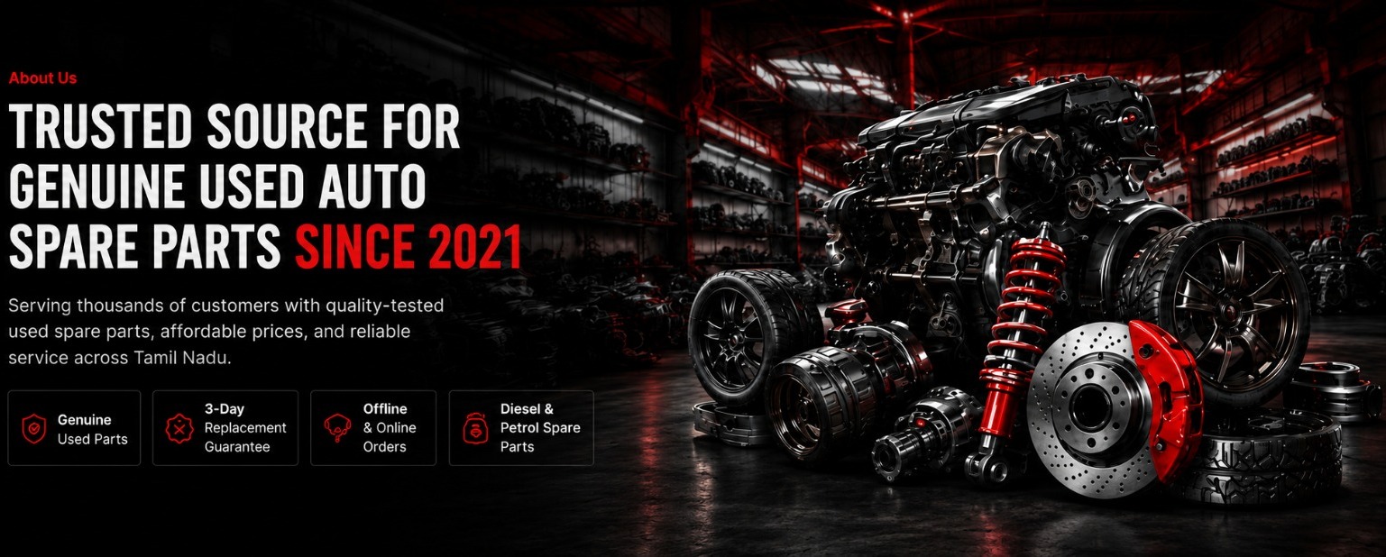 Trusted Source For Genuine Used Auto Spare Parts